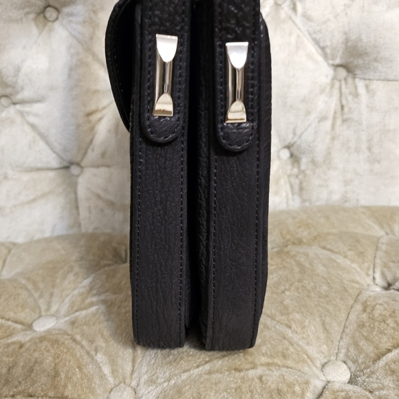 Authentic Shark leather double baguette bag - Picture 6 of 10